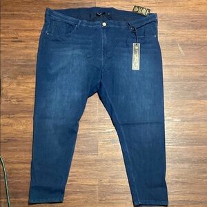 DG2 Diane Gilman indigo stretch jeans size 28W